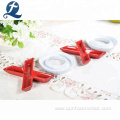 Modern Style Letter Shape Ceramic Candy Plate